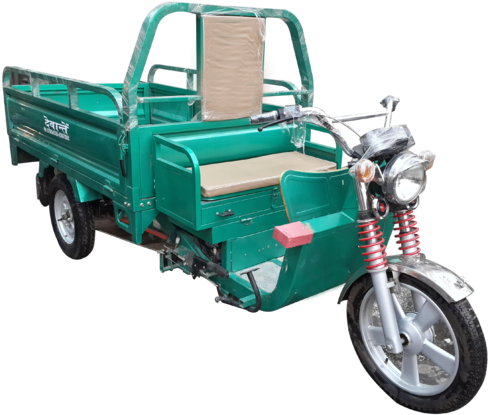 Battery Rickshaw Loader - E Rickshaw Loader Png (500x425), Png Download