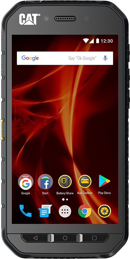 Cat S41 Rugged Dual-sim Smartphone (32gb, Black) (885x968), Png Download
