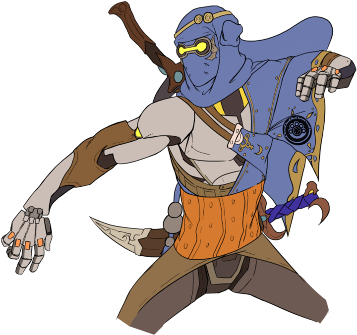 Graphic Download Bedouin By Fonix Deviantart Com On - Bedouin Genji Fanart (873x916), Png Download
