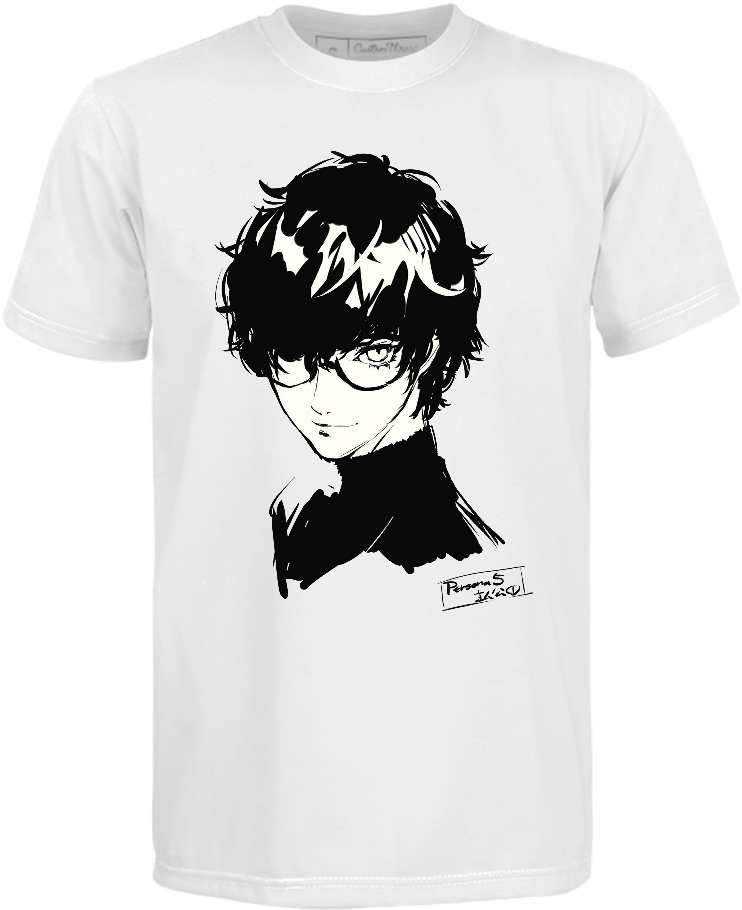 『persona 5』hero - Art Of Persona 5 Book (900x1200), Png Download