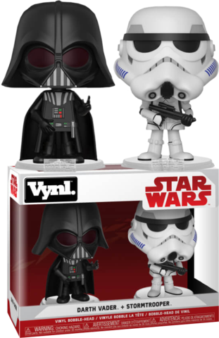 Darth Vader & Stormtrooper Vynl - Star Wars Funko Vynl (311x480), Png Download