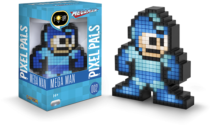 Mega Man - - Pixel Pals Capcom Mega Man (800x800), Png Download