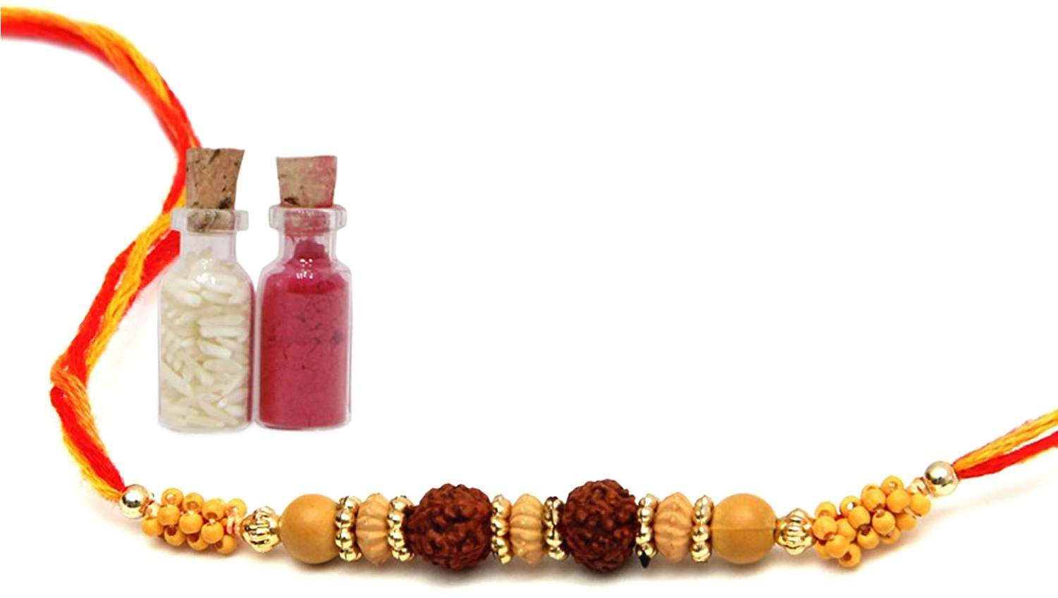 Rudraksha Rakhi Png Image - Bead (1500x1500), Png Download