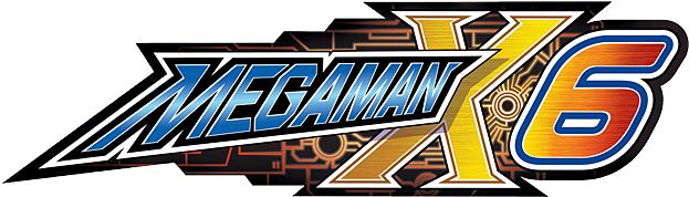 Logo Du Jeu - Megaman X 6 Title (650x192), Png Download