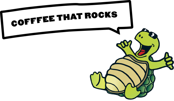 Cofffee That Rocks Turtle - Rock (573x334), Png Download
