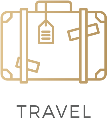 Highclasshustle Icon Travel - Suitcase (601x575), Png Download