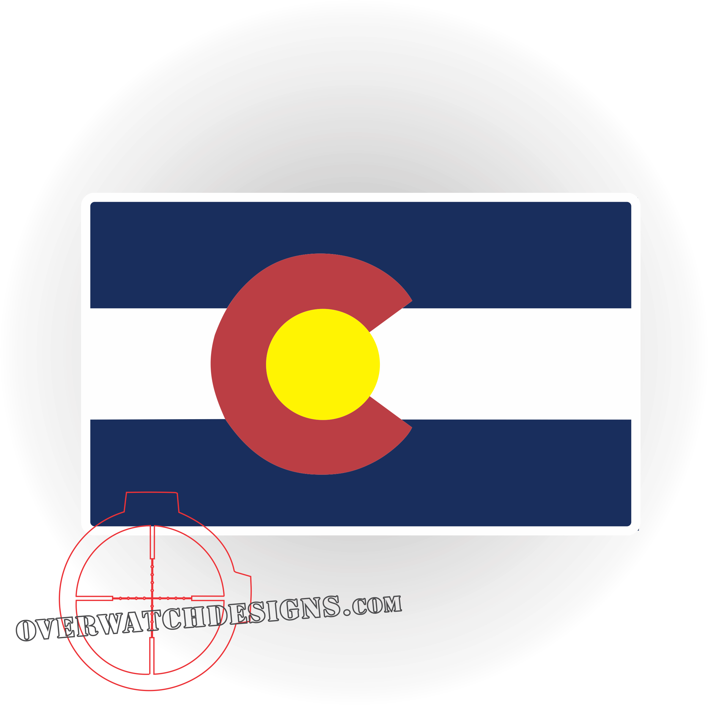 Complimentary Designs State Overwatch - Colorado State Flag (2409x2396), Png Download