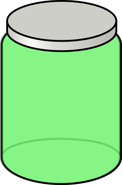 Image Of Mason Jar Clip Art - Jar Clip Art (396x599), Png Download