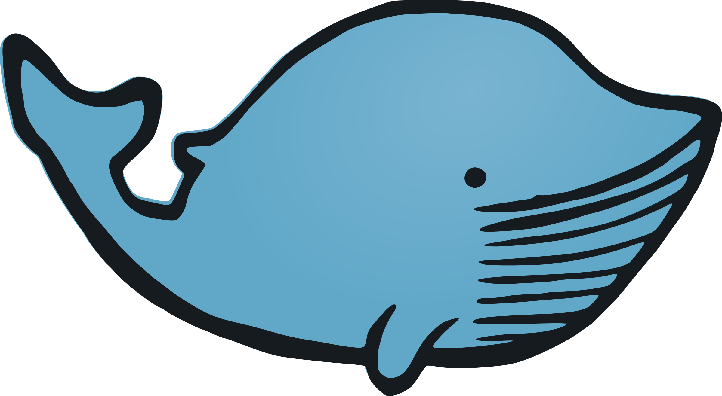 Clipart Whale Public Domain - Whales (2400x1318), Png Download