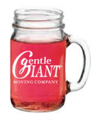 Square Country Glass With Handle - 16 Oz. Square Country Glass W/handle Quantity(48) (500x500), Png Download