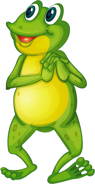 Frogs Clipart Turtle - Frogs Cartoon Png (517x800), Png Download
