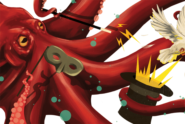 Daniel Downey - Octopus (640x430), Png Download