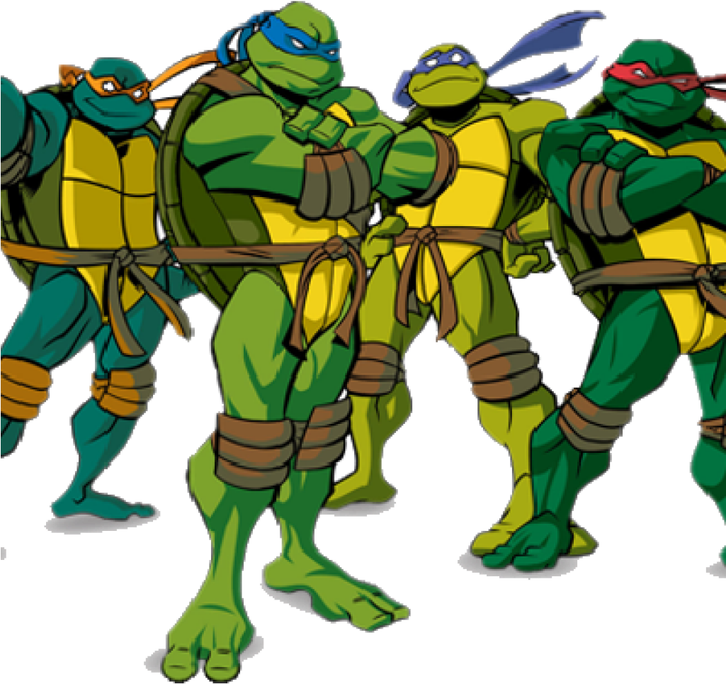 Tmnt Clipart Teenage Mutant Ninja Turtles Clipart Clipartsco - Middle Age Mutant Ninja Turtles (1025x965), Png Download