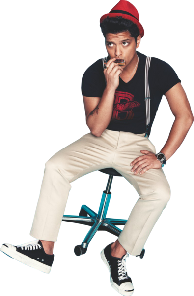 Share This Image - No Background Of Bruno Mars (395x600), Png Download