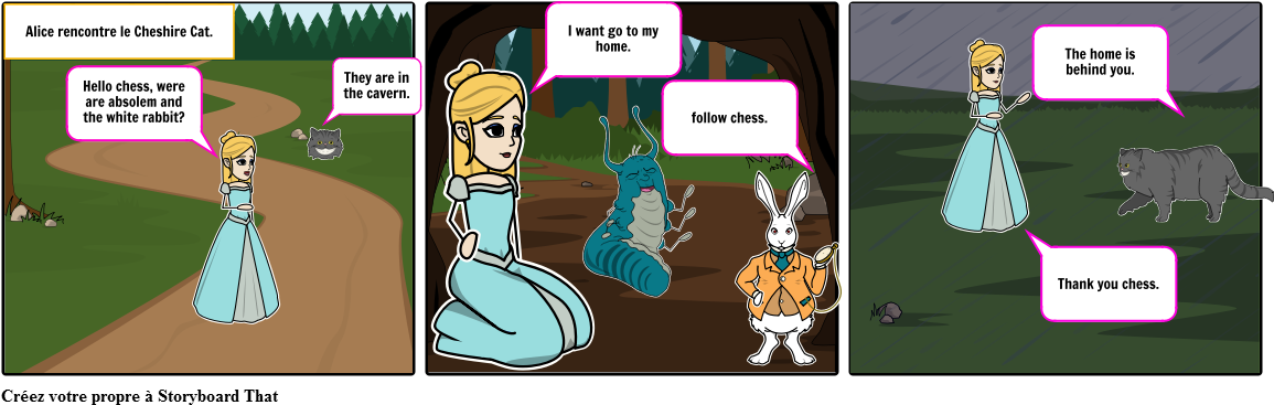 Alice In Wonderland - Cartoon (1164x385), Png Download