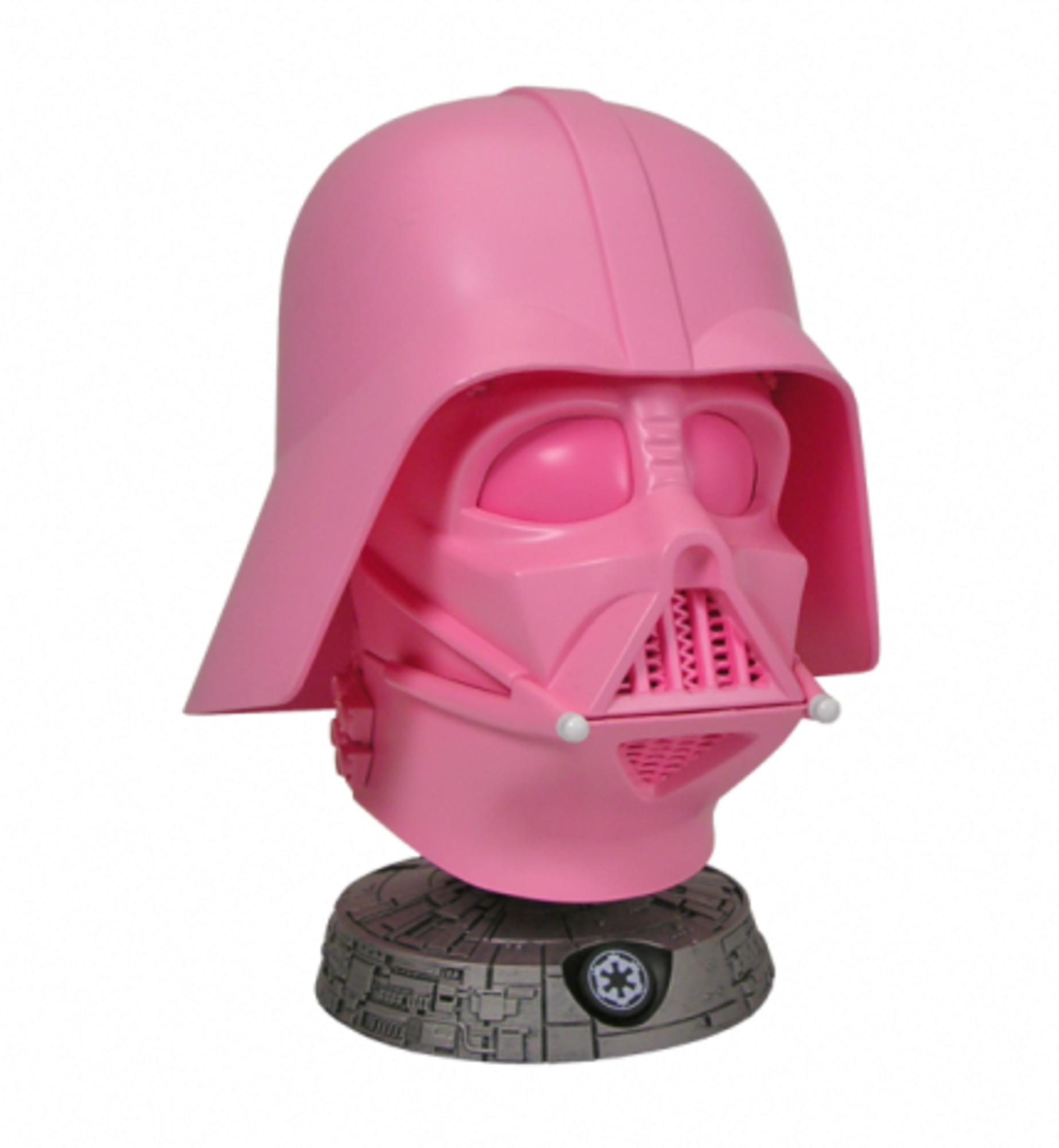 Pink Darth Vader Helmet (429x465), Png Download
