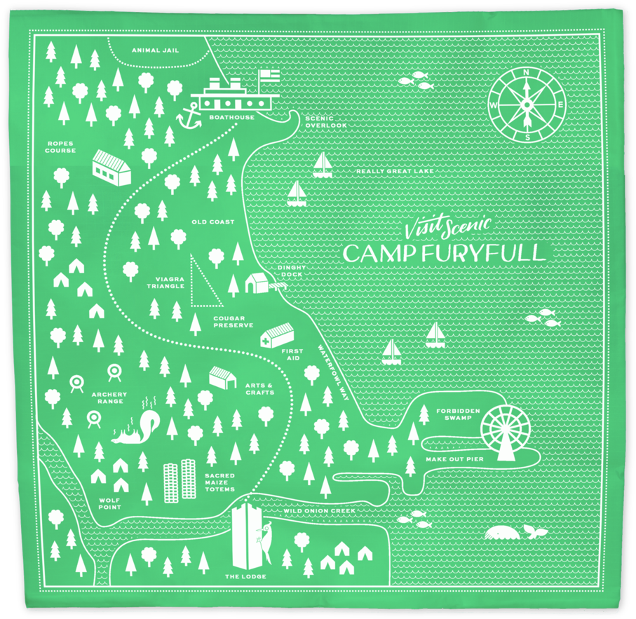 Bandana - Kerchief (1000x971), Png Download