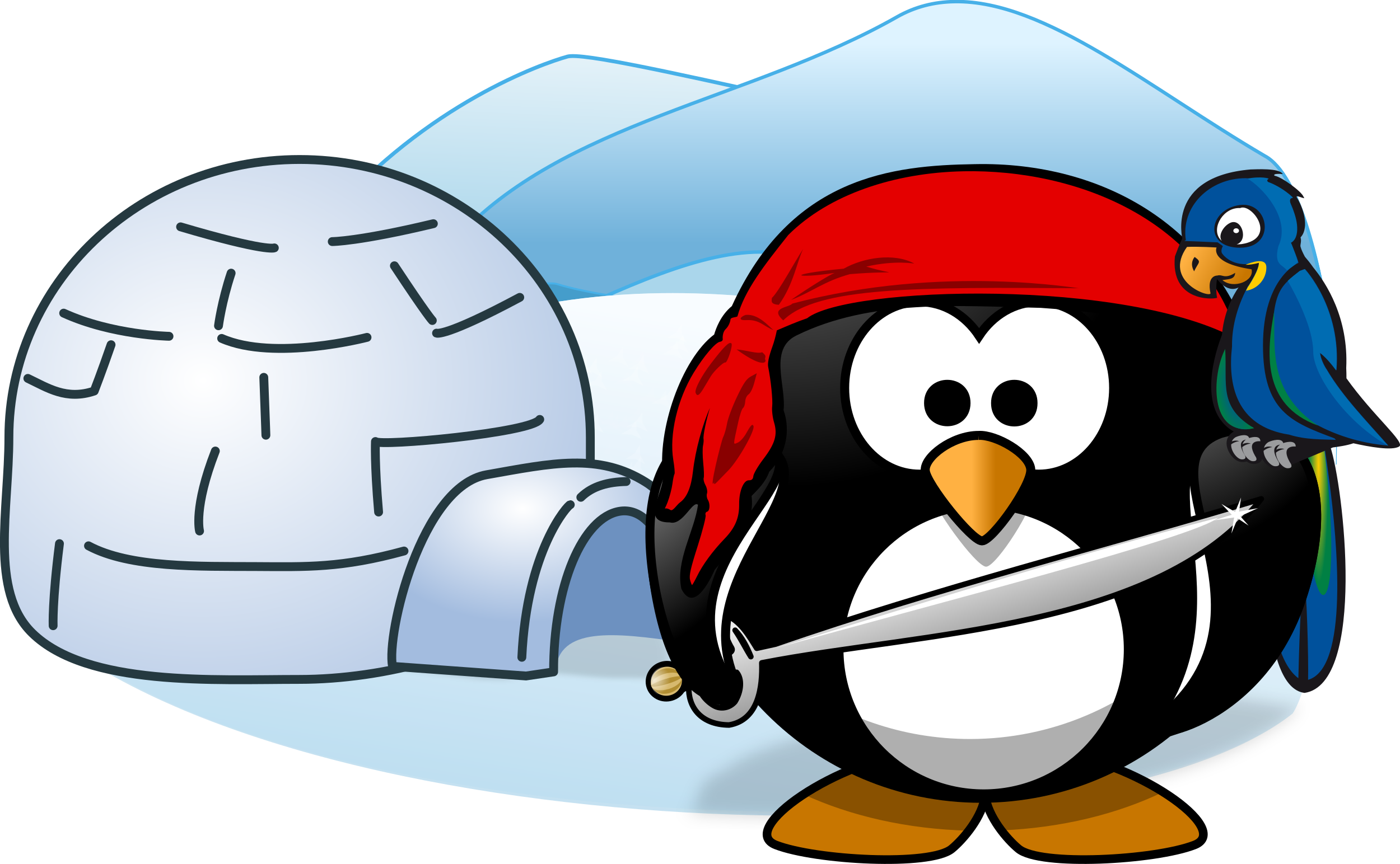 This Free Icons Png Design Of Pirate In Antarctica (2400x1482), Png Download