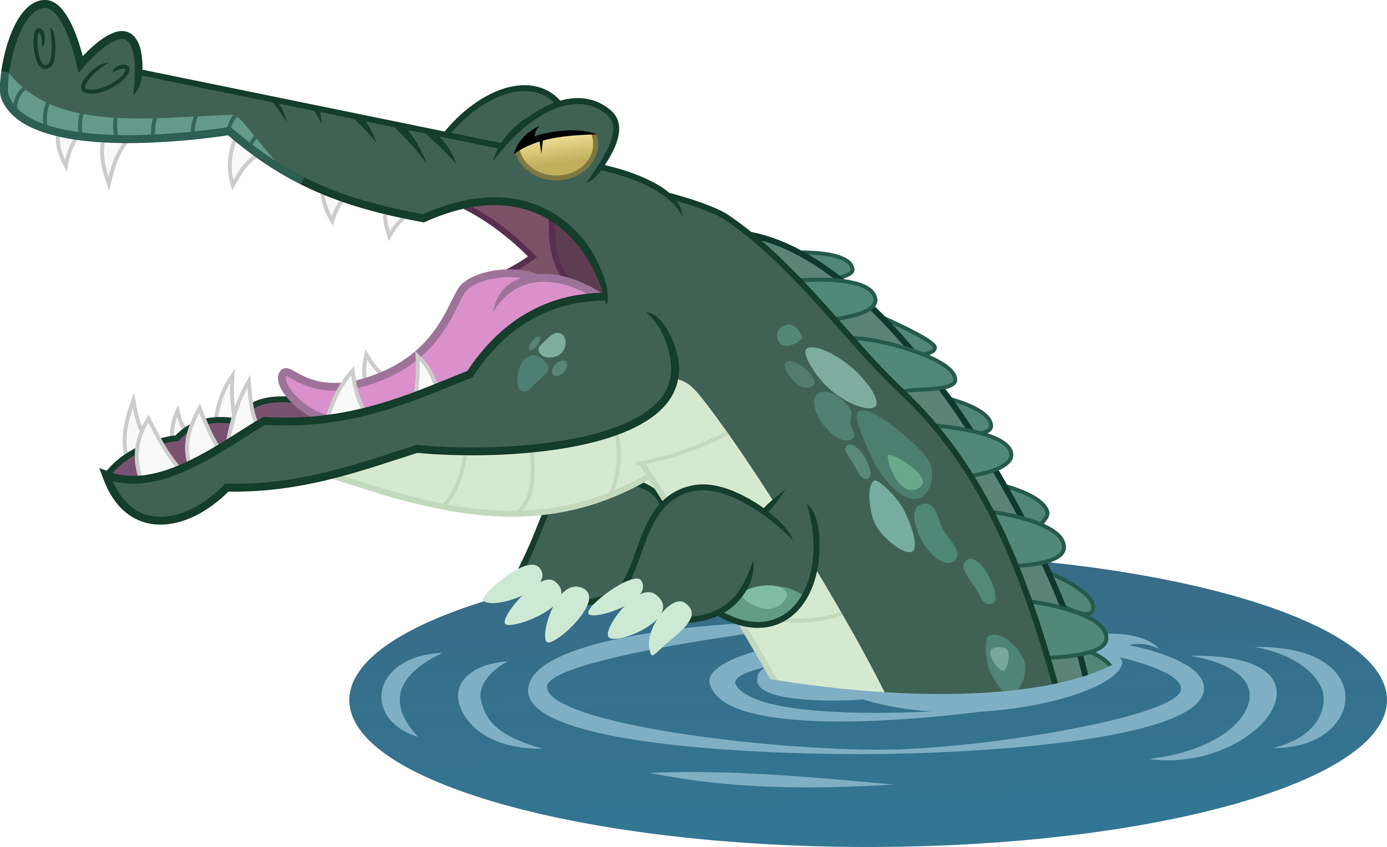 Crocodile - My Little Pony Crocodile (4500x2750), Png Download