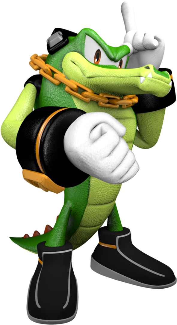 Vector The Crocodile By Fentonxd-d55ewec - Dr Eggman And Vector (703x1135), Png Download