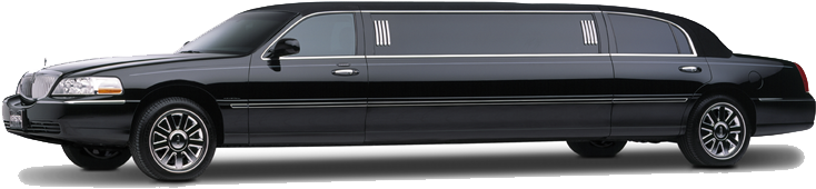 Lincoln Town Car Limousine - Limo Stretch (733x230), Png Download