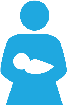 Woman And Baby Icon - Infant (400x400), Png Download