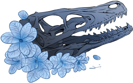 Velociraptor Tattoo - Velociraptor Blue (500x338), Png Download