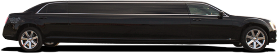 Black Chrysler 300 Limo - Company (600x414), Png Download
