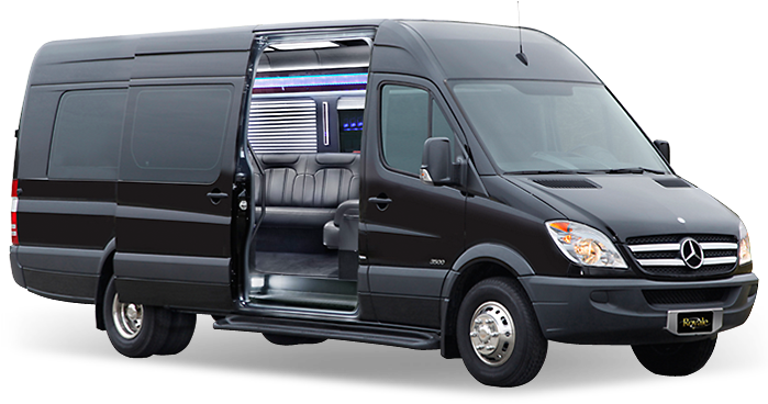 Mercedes-limo - Mercedes Limo Sprinter (700x457), Png Download