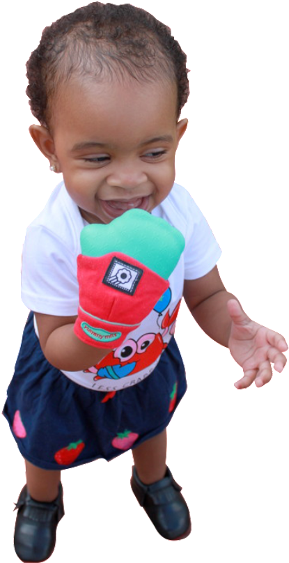 Darlyng Baby Silly Crab Romper And Yummy Mitt - Teether For Babies (600x898), Png Download