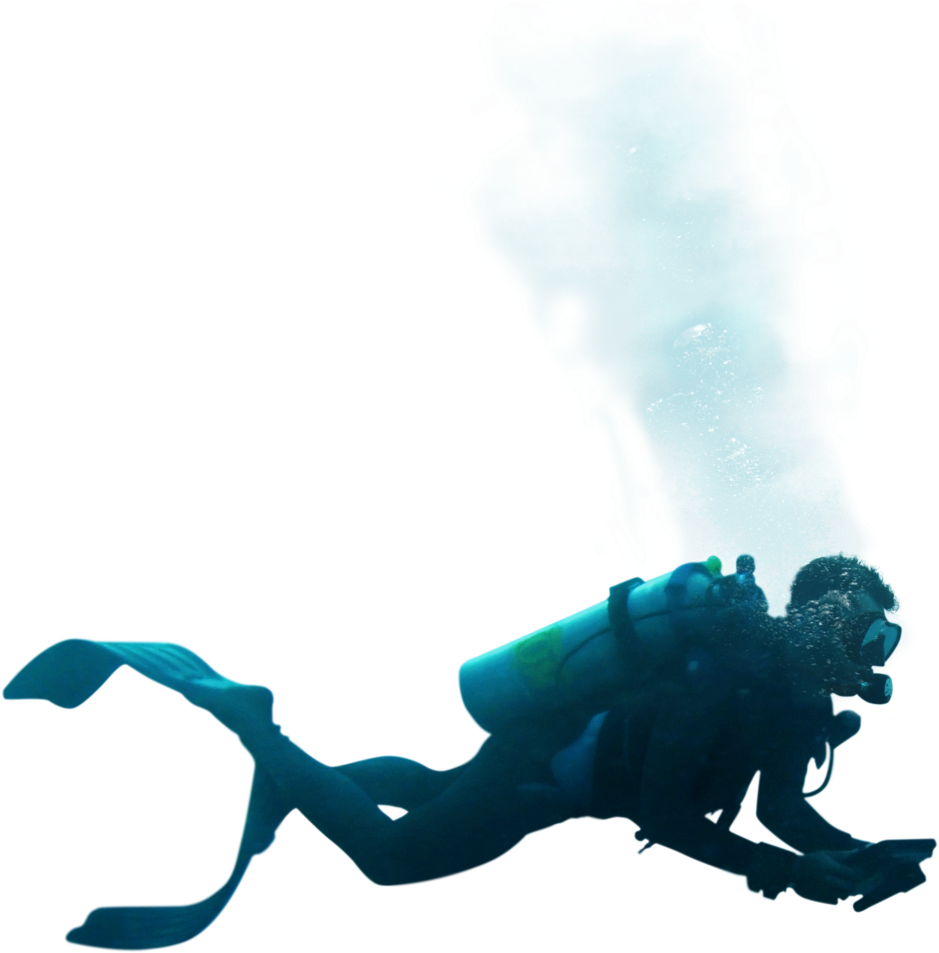 Please - Scuba Diving (953x956), Png Download