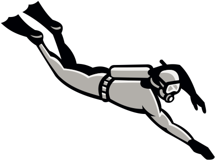 Certified Divers - Transparent Divers (511x383), Png Download