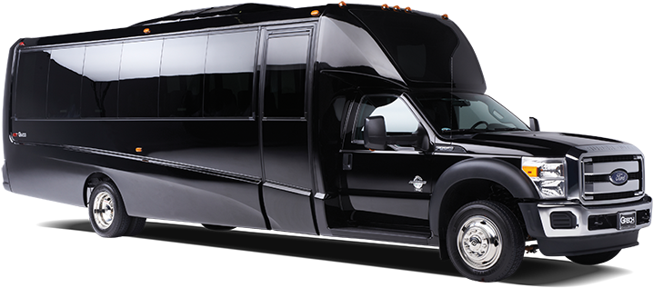Limo And Rental Surreal - Ford F 550 Bus (745x330), Png Download