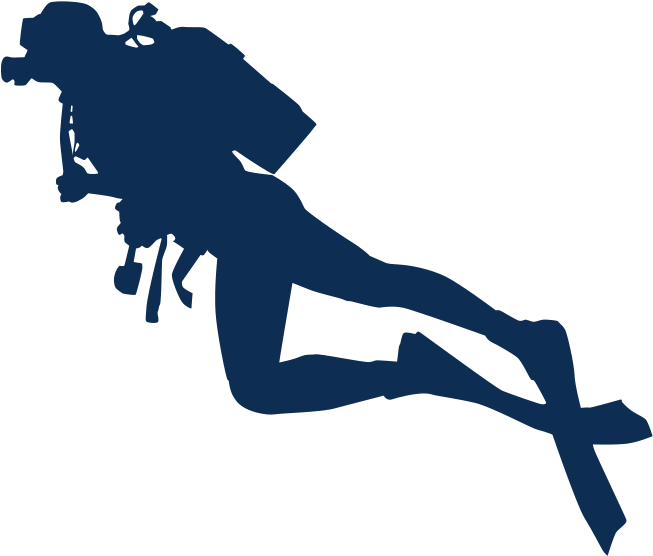 Png Images, Pngs, Diver, Diving, Scuba Diver, Scuba - Siluetas De Buzos Png (837x756), Png Download