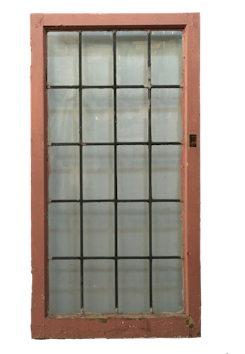 Glass Pane Door - Window (375x500), Png Download