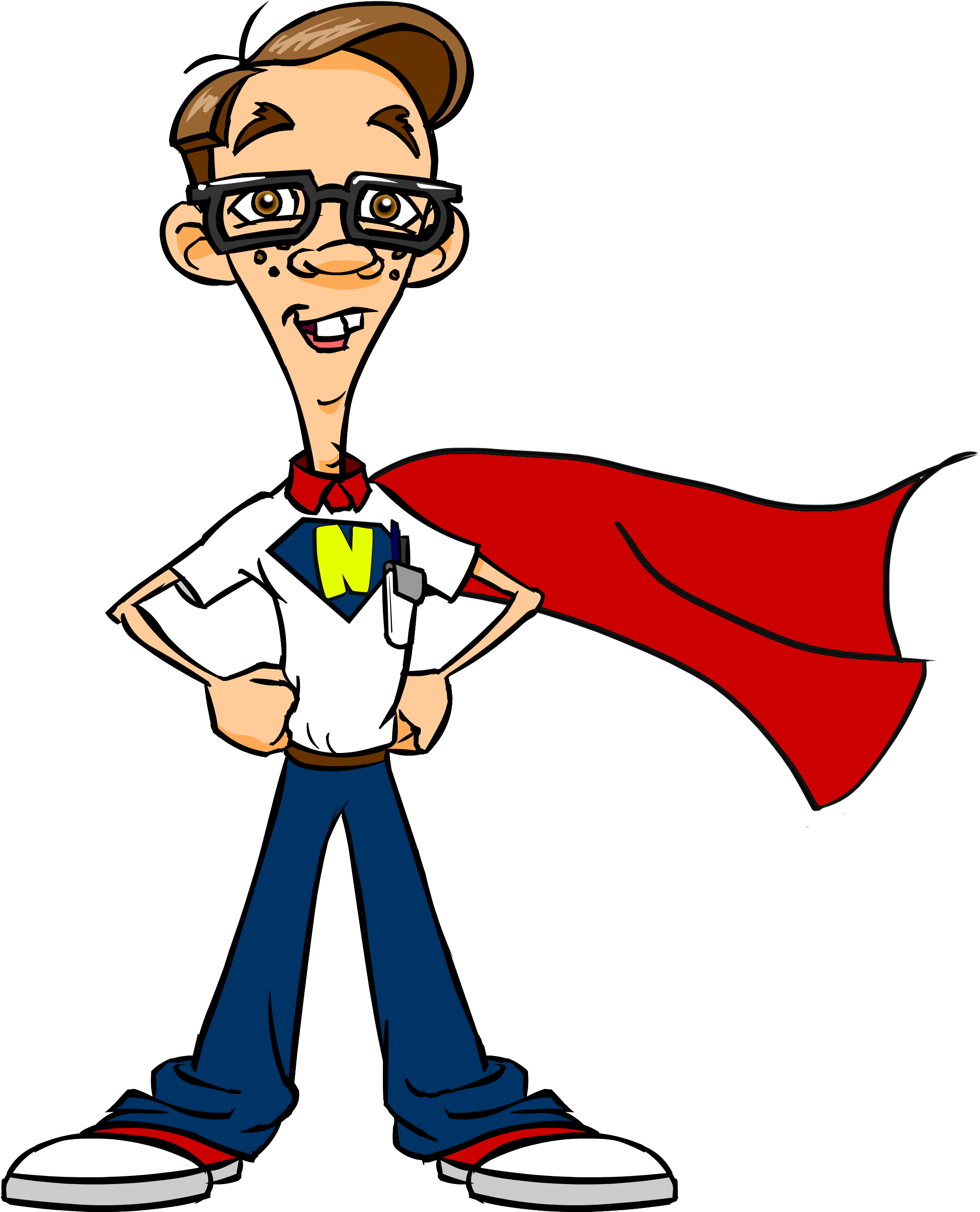 Hero-nerd (3000x2710), Png Download