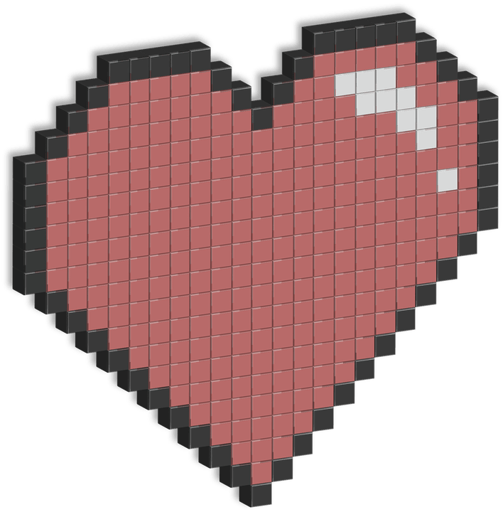Pixel Geek Love Png - Sandbox (708x720), Png Download