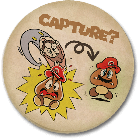 Super Mario Odyssey - Super Mario Odyssey Capture (447x448), Png Download