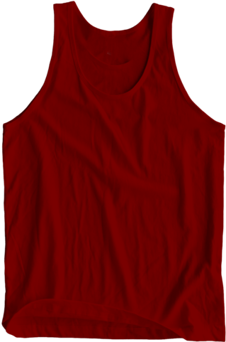 Basic Maroon Tank Top - Top (480x480), Png Download