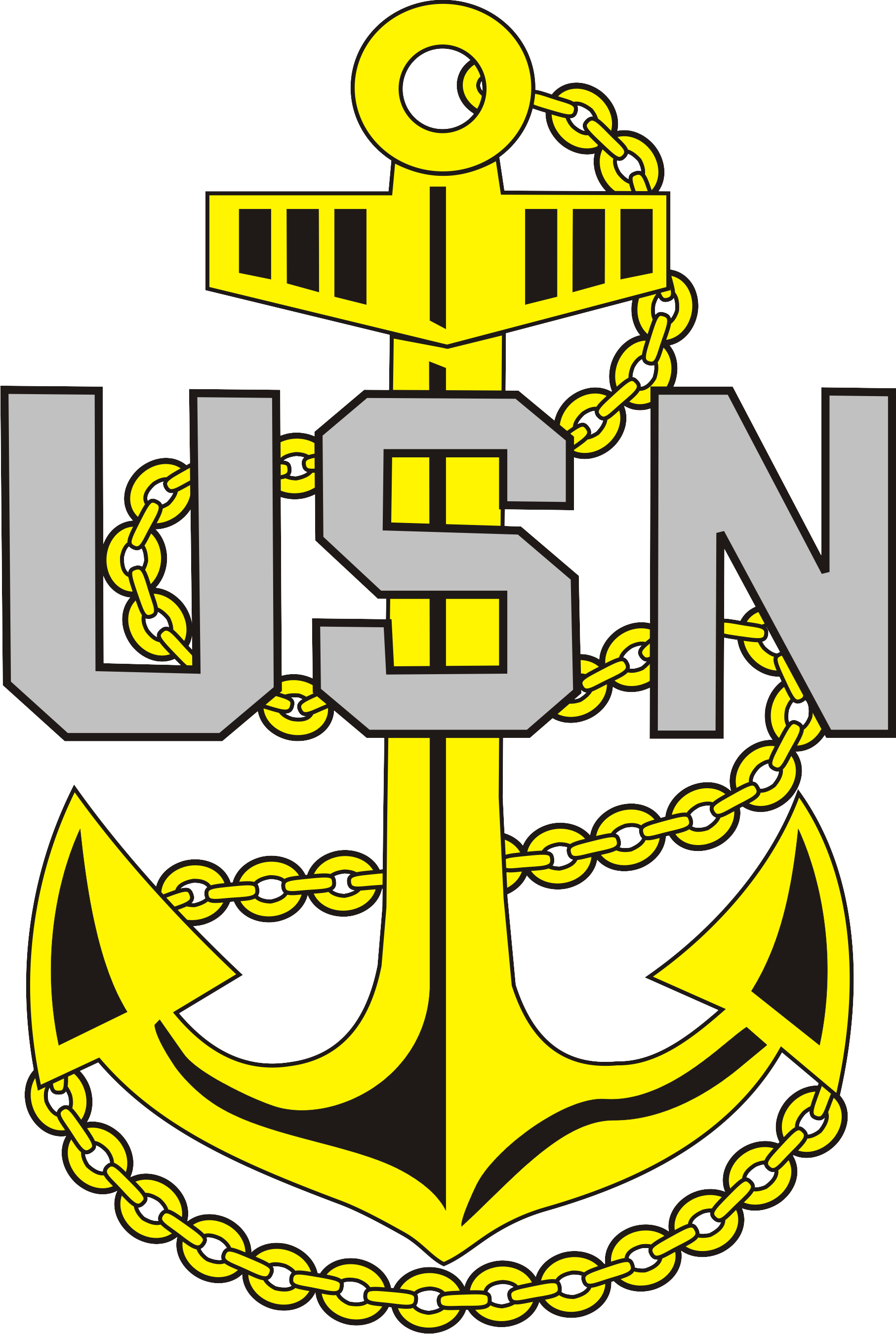 Retirement Images Clip Art Free - Symbol Of The Navy (1814x2701), Png Download