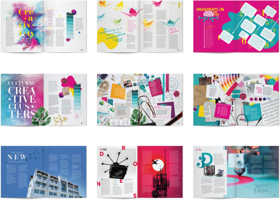 Magazine Flatlayspreads Creativity (1000x766), Png Download