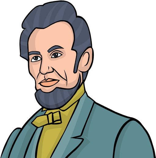 Download Lincoln Clipart Cartoon Version - Abraham Lincoln PNG Image with  No Background 