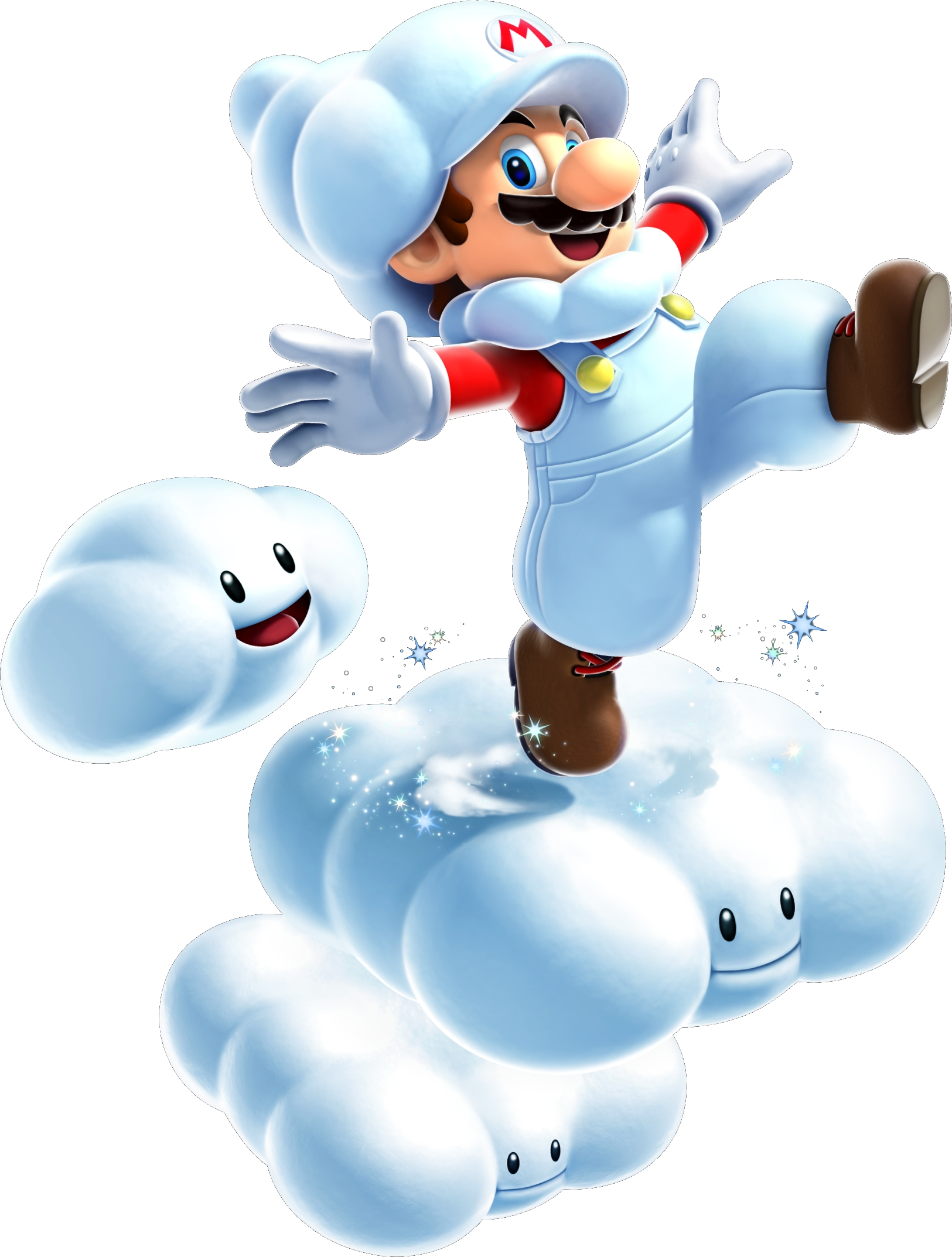 Cloud Mario - Super Mario Galaxy 2 Cloud Mario (1625x2146), Png Download