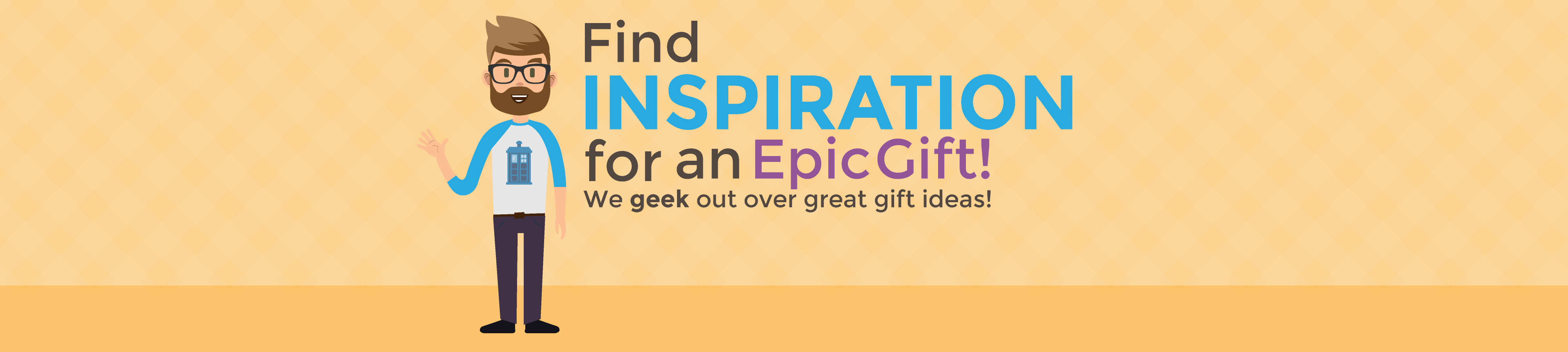 Giftideageekhomepage2 - Poster (4000x900), Png Download