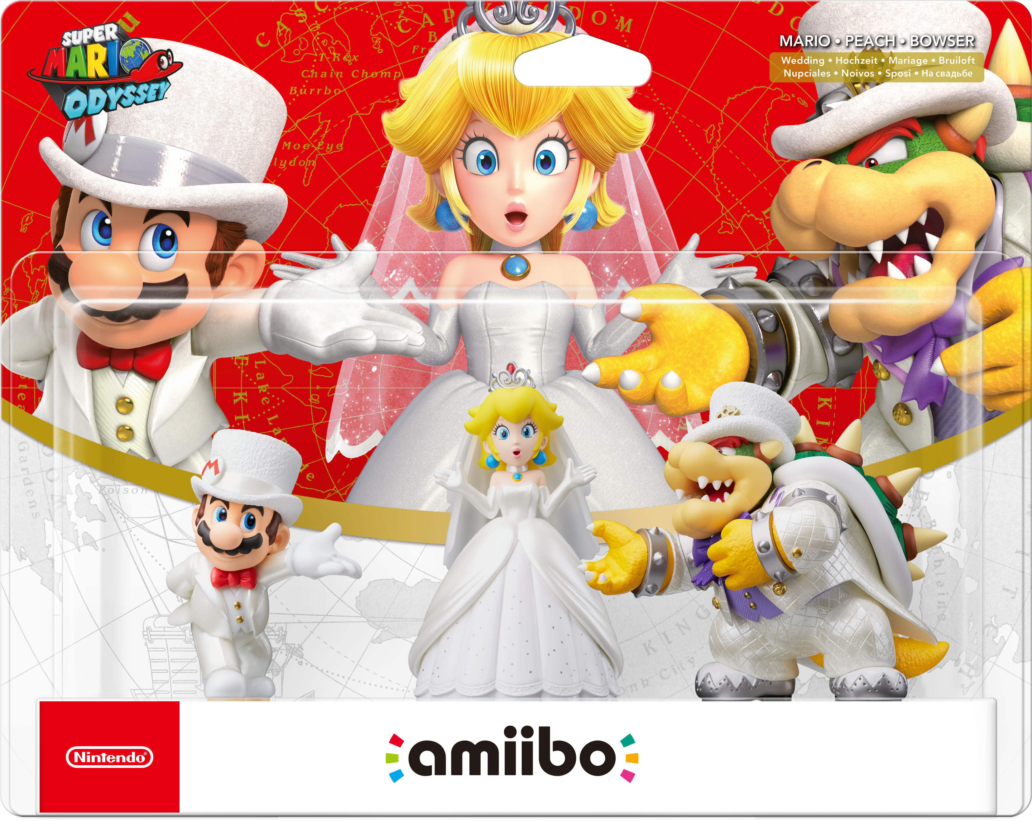 Here's A List Of Amiibo That Unlock Special Outfits - Super Mario Odyssey Amiibo (1500x1218), Png Download