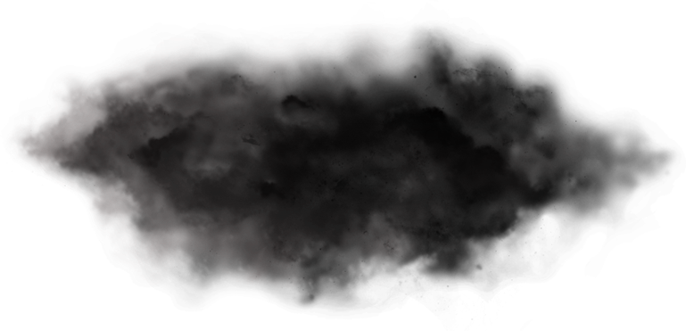 Rip Monstro Caveira Fuma&231a Preta Nuvem Negra Garfo - Fumaça Png Fundo Transparente (769x371), Png Download