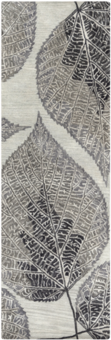 Banshee Charcoal & Cream Rug Design By Surya - Surya Contemporary Banshee Collection Area Rug In Slate (480x480), Png Download