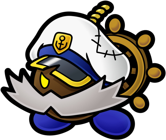Hero - Paper Mario Bomb Omb (600x480), Png Download
