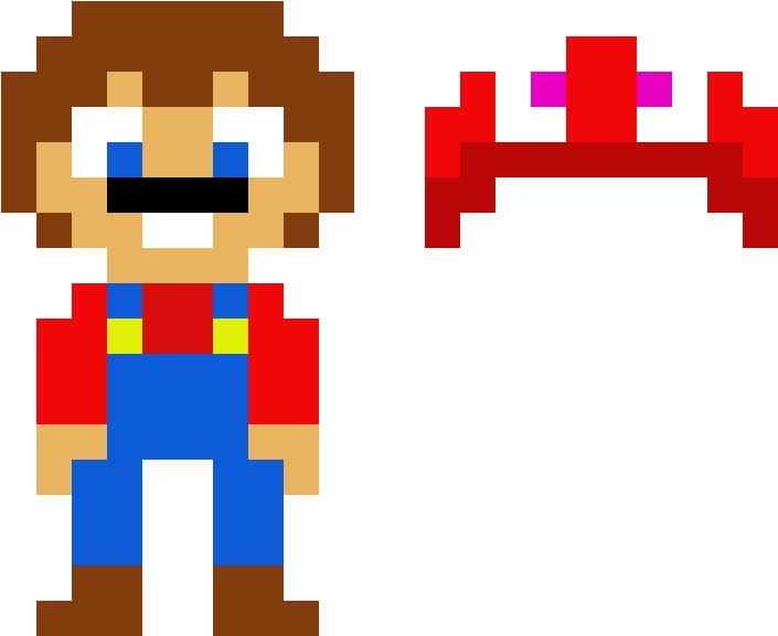 Super Mario Odyssey - 8 Bit Mario Odyssey (1024x1024), Png Download