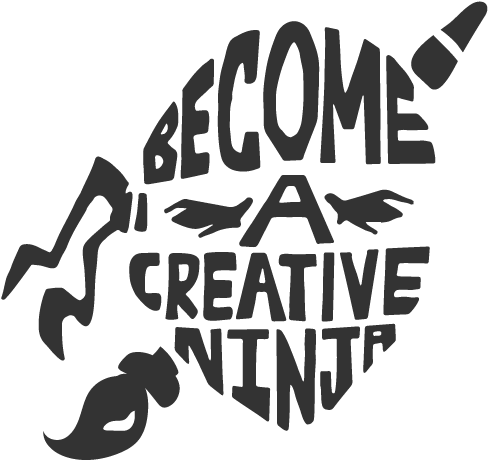 Creative Ninja - Stencil (560x620), Png Download